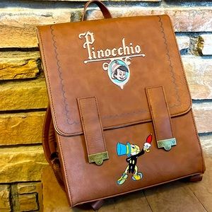 🏠 MOVING SALE! NWOT Retired Loungefly Pinocchio Satchel Style Backpack